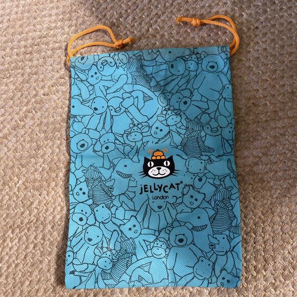 JellyCat London Drawstring /Pouch Gift Bag 7.5”x 10.5” - Picture 1 of 4